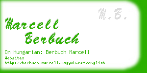 marcell berbuch business card